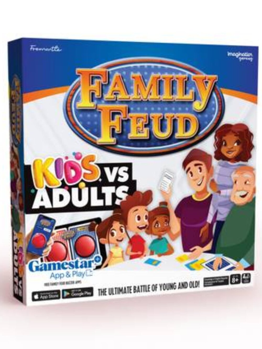 Family Feud Kids Vs Adults Party Game - New / Sealed